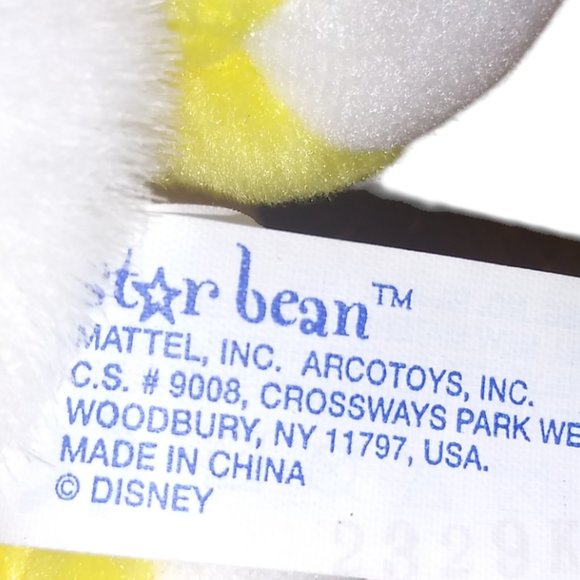 Disney Star Bean Rabbit Winnie The Pooh Stuffed Plush 9 Inch Toy with Tag Mattel - Picture 4 of 6